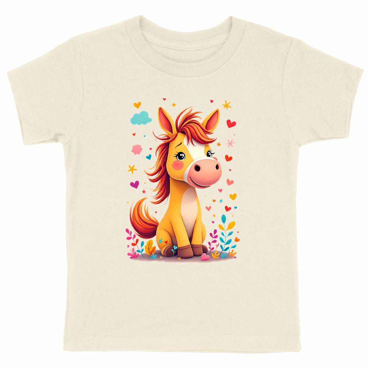 T-shirt Enfant Epais Poney Rigolo - face_naturel