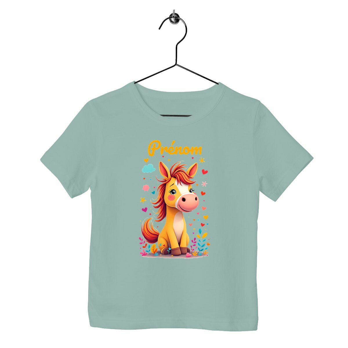T-shirt Enfant Epais Poney Mignon - face_vert